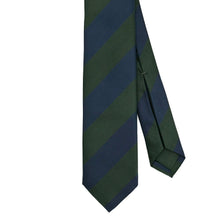 Charger l'image dans la galerie, Cravate 7 plis club bleu et vert