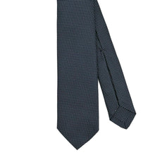 Charger l'image dans la galerie, Cravate 7 plis tête d'épingle bleu nuit