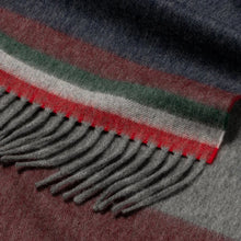 Charger l'image dans la galerie, Echarpe en laine vale, knight, burgundy flannel