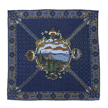 Charger l'image dans la galerie, Carré de soie Bolsena in acqua