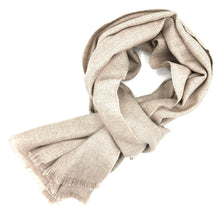 Charger l'image dans la galerie, Foulard laine beige