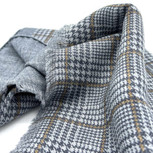 Charger l'image dans la galerie, Foulard laine prince de galles bleu