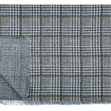 Charger l'image dans la galerie, Foulard laine prince de galles bleu