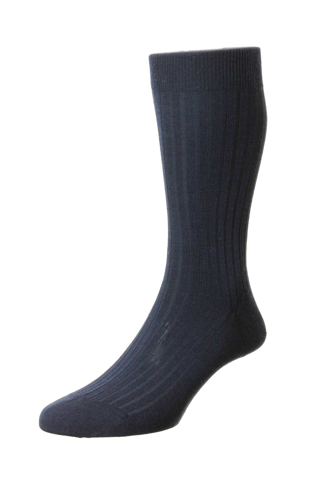 Chaussettes Pantherella courte laine navy