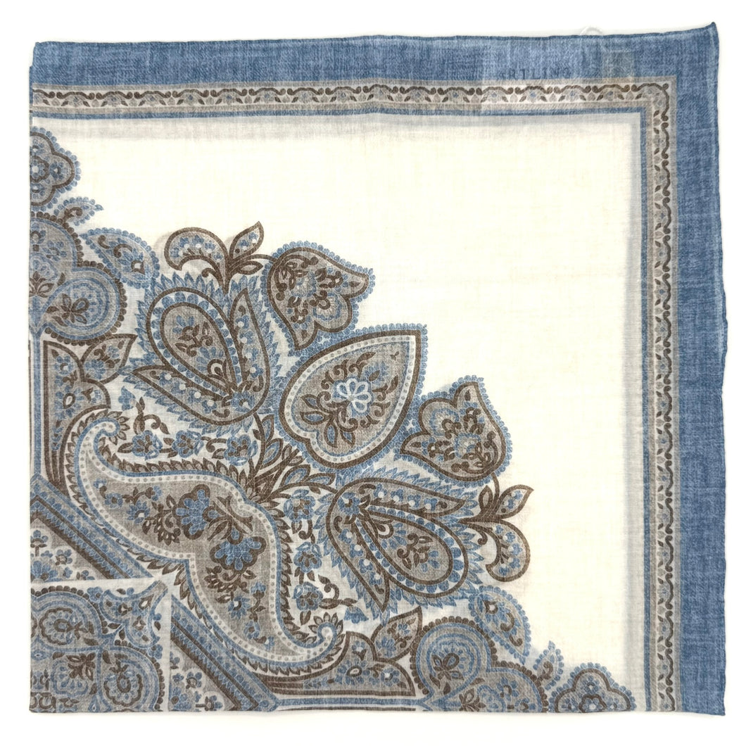 Bandana coton imprimé motif indien